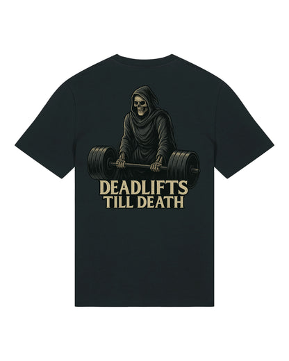 Deadlifts Till Death (Back Print) Shirt / GhostGym Athletics