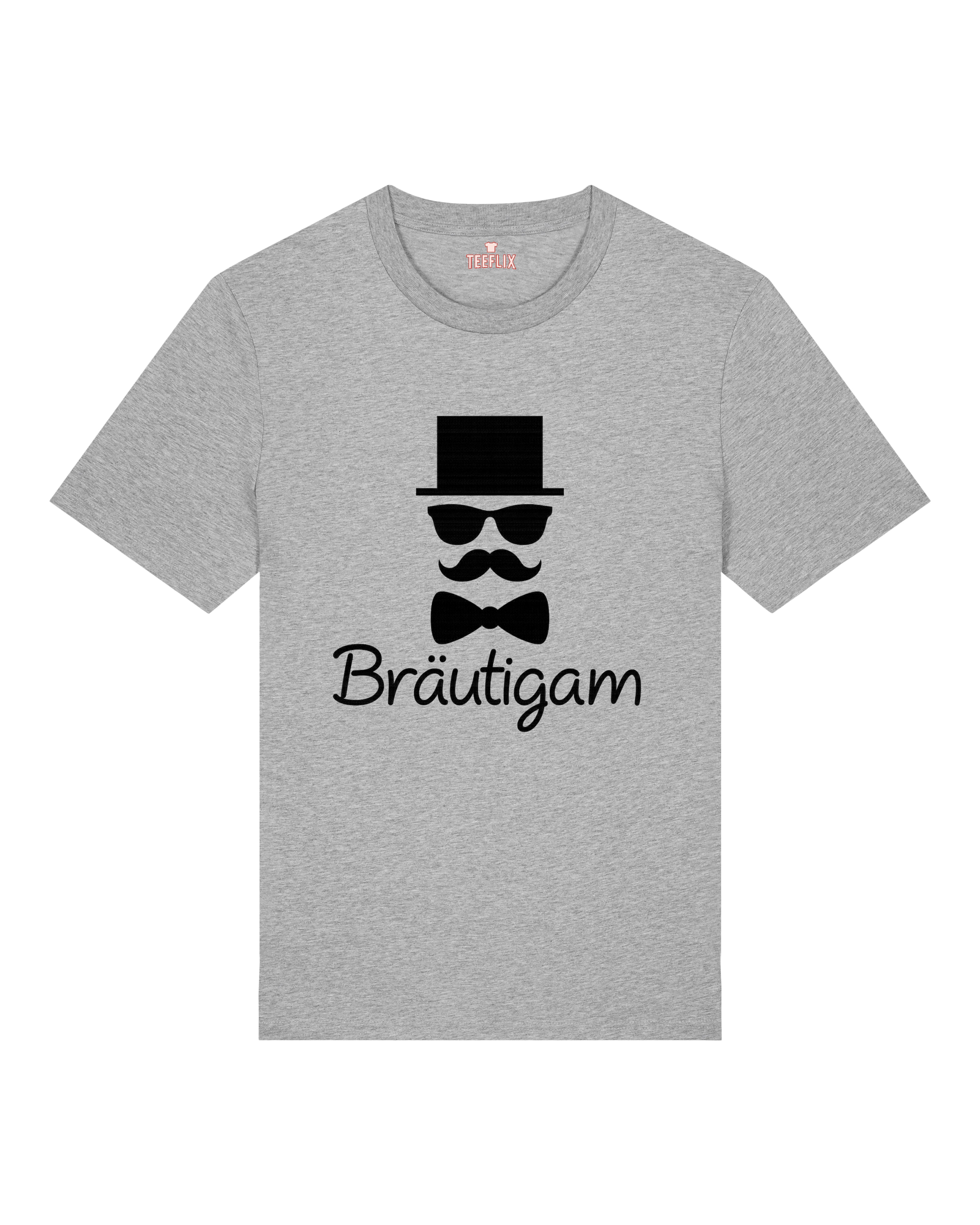 Bräutigam Shirt Grau Normal Fit für JGA Junggesellenabschied – Teeflix