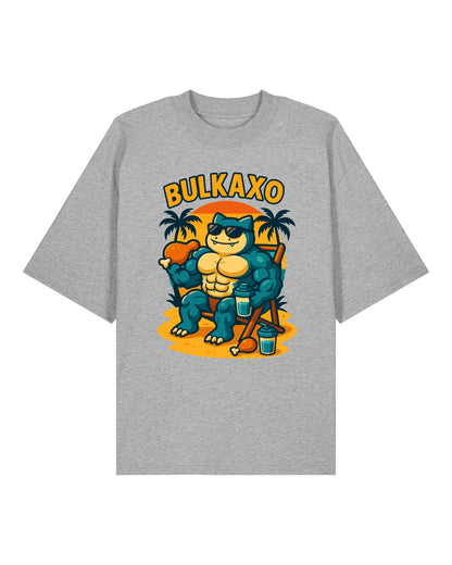 bulkaxo pump cover oversized gym shirt herren bodybuilding fitness t-shirt grau teeflix