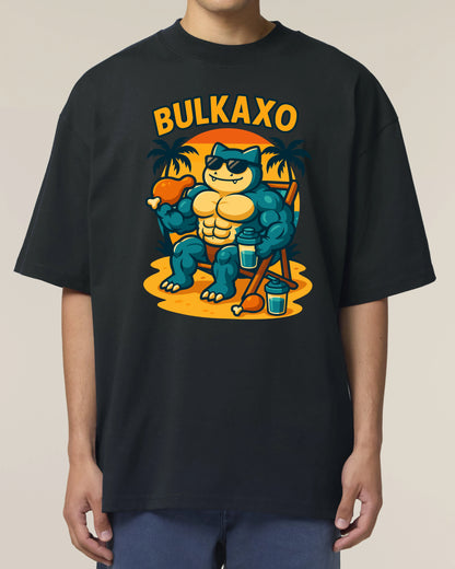 bulkaxo pump cover oversized gym shirt herren bodybuilding fitness t-shirt schwarz teeflix