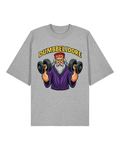 Dumbbelldore Shirt in Grau – Lustiges Gym Pump Cover für Bodybuilder – Teeflix