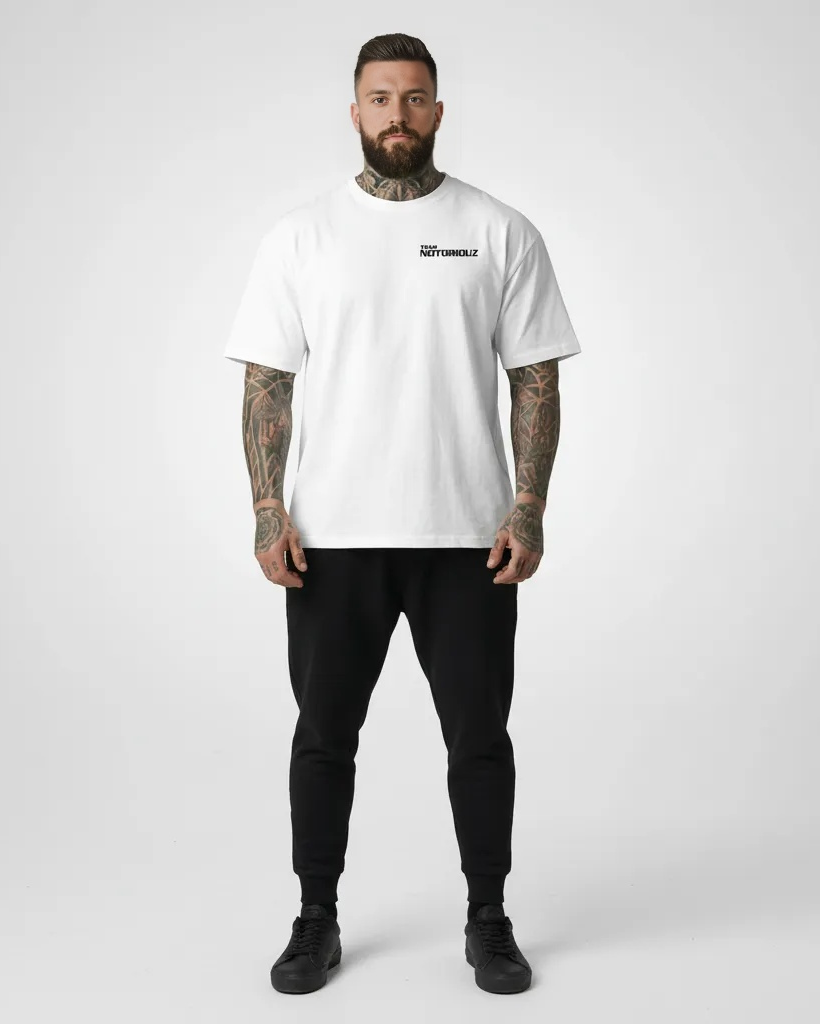 LOGO OVERSIZED TEE WHITE