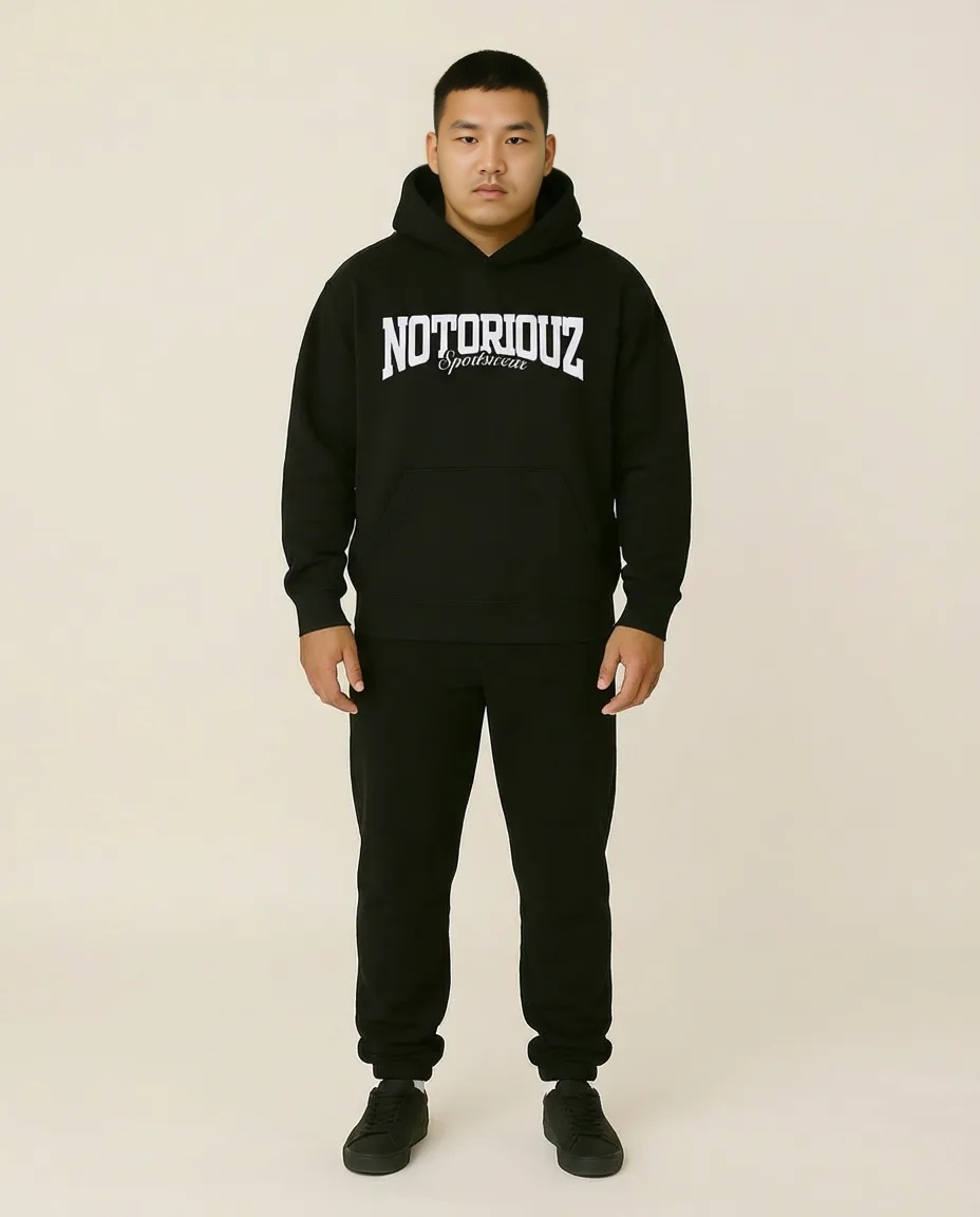 Push Pull Legs Basic Oversized Hoodie | Notoriouz Sportswear