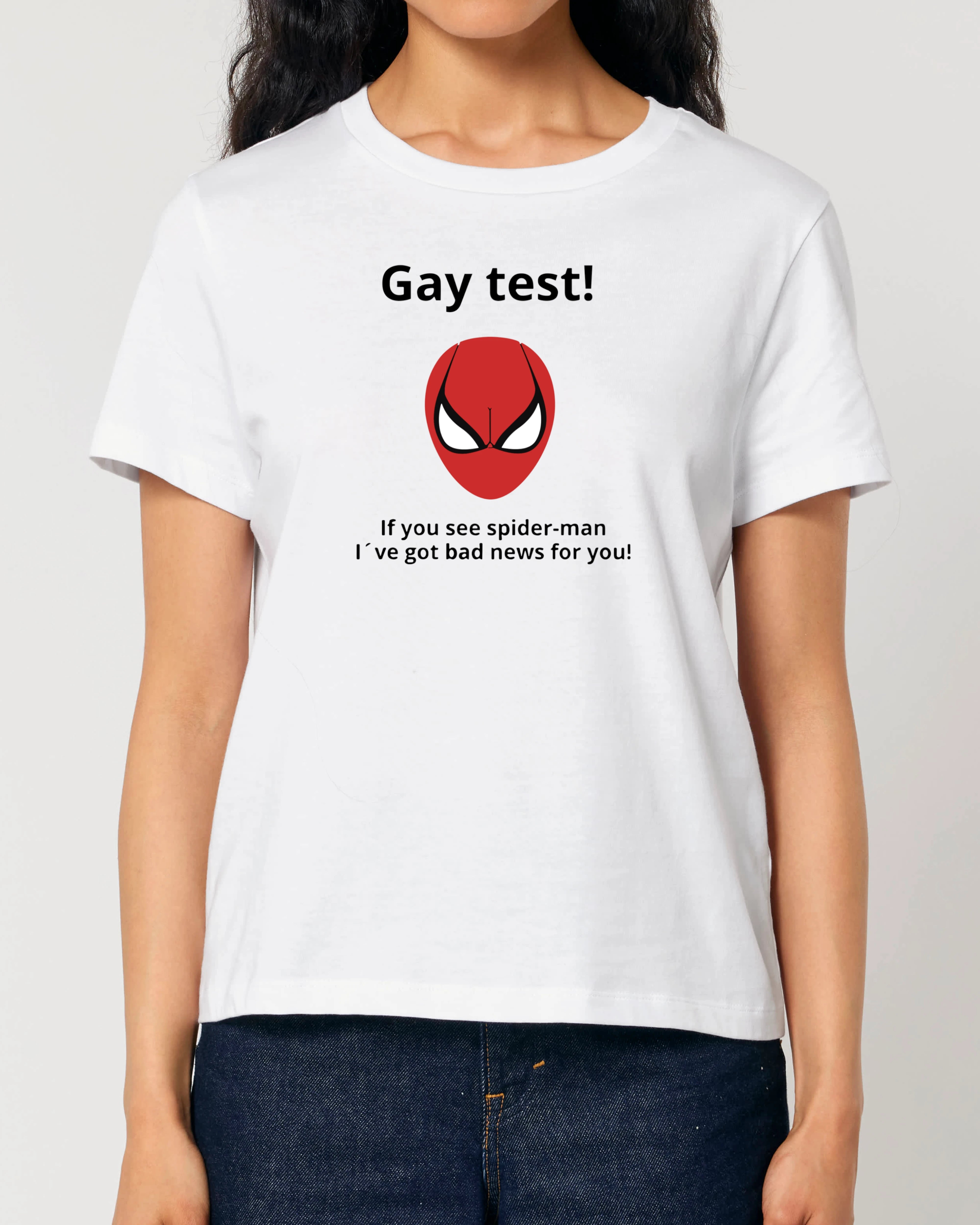 Gay Test Shirt Damen – Lustiges Spider Design | Teeflix