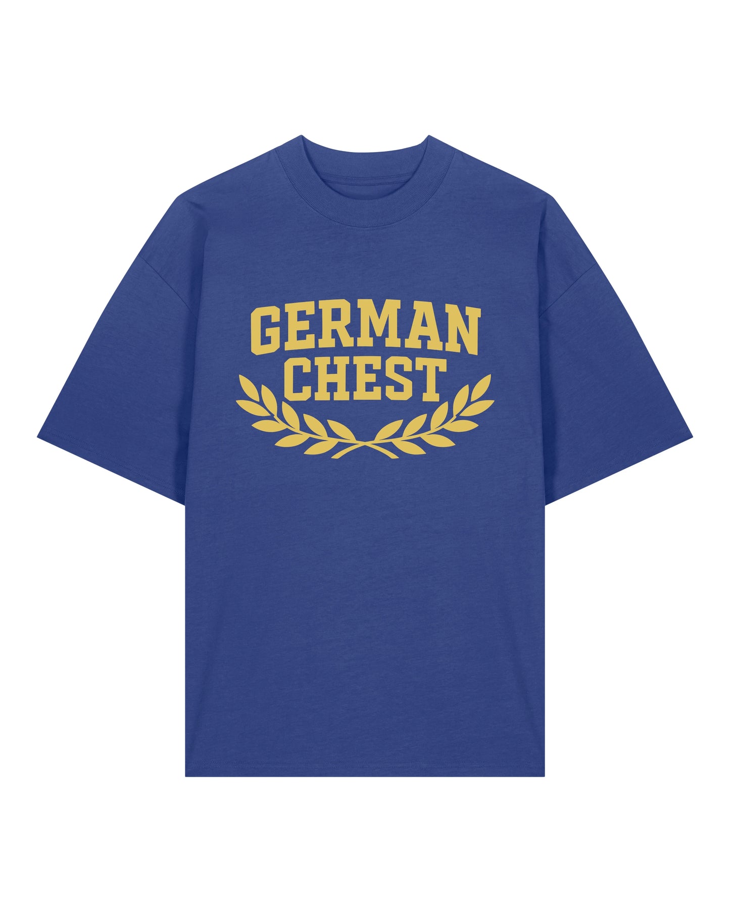 German Chest Oversized Pump Cover Shirt Blau | Gym Shirt, Fitness Shirt, Pump Cover