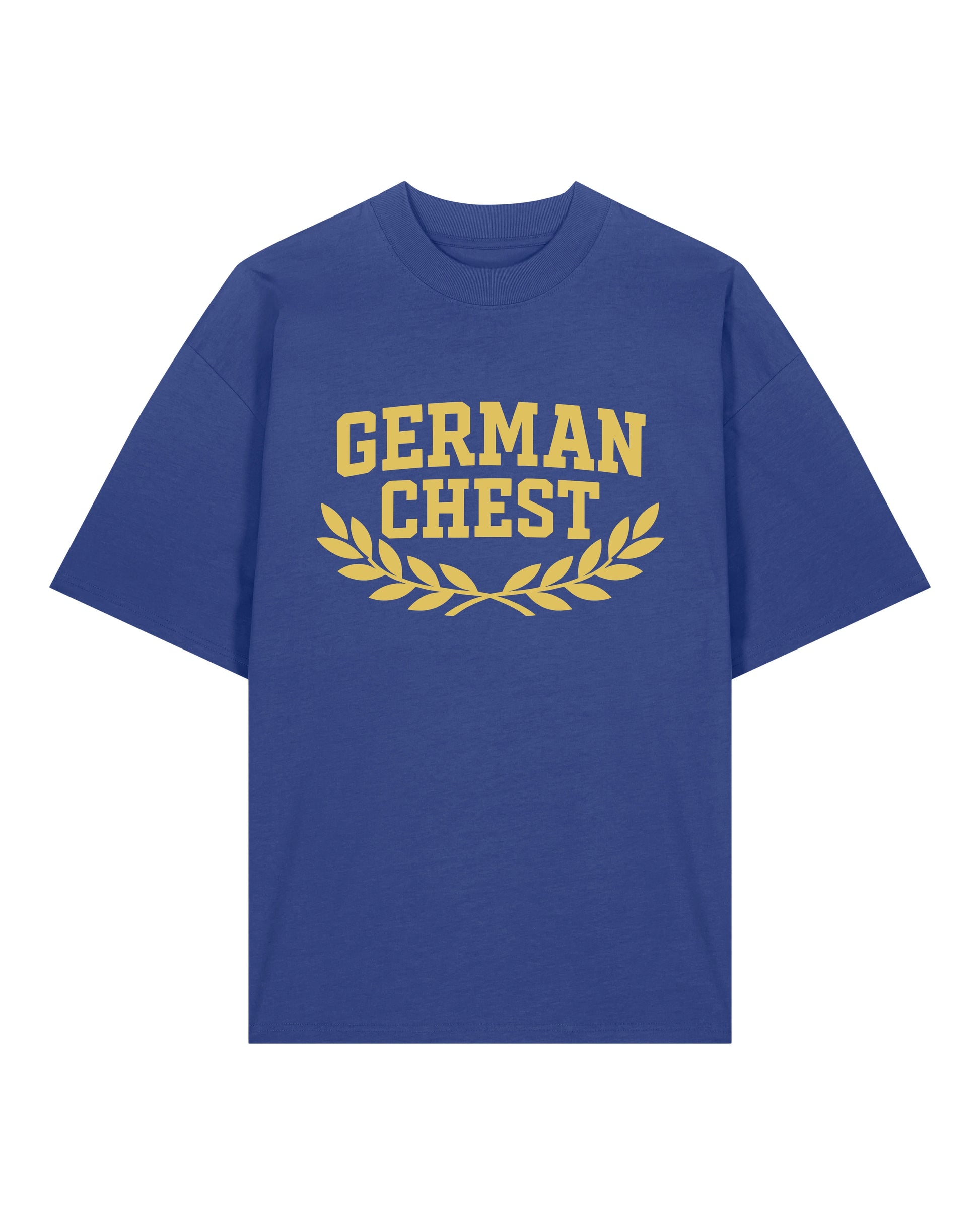 German Chest Oversized Pump Cover Shirt Blau | Gym Shirt, Fitness Shirt, Pump Cover