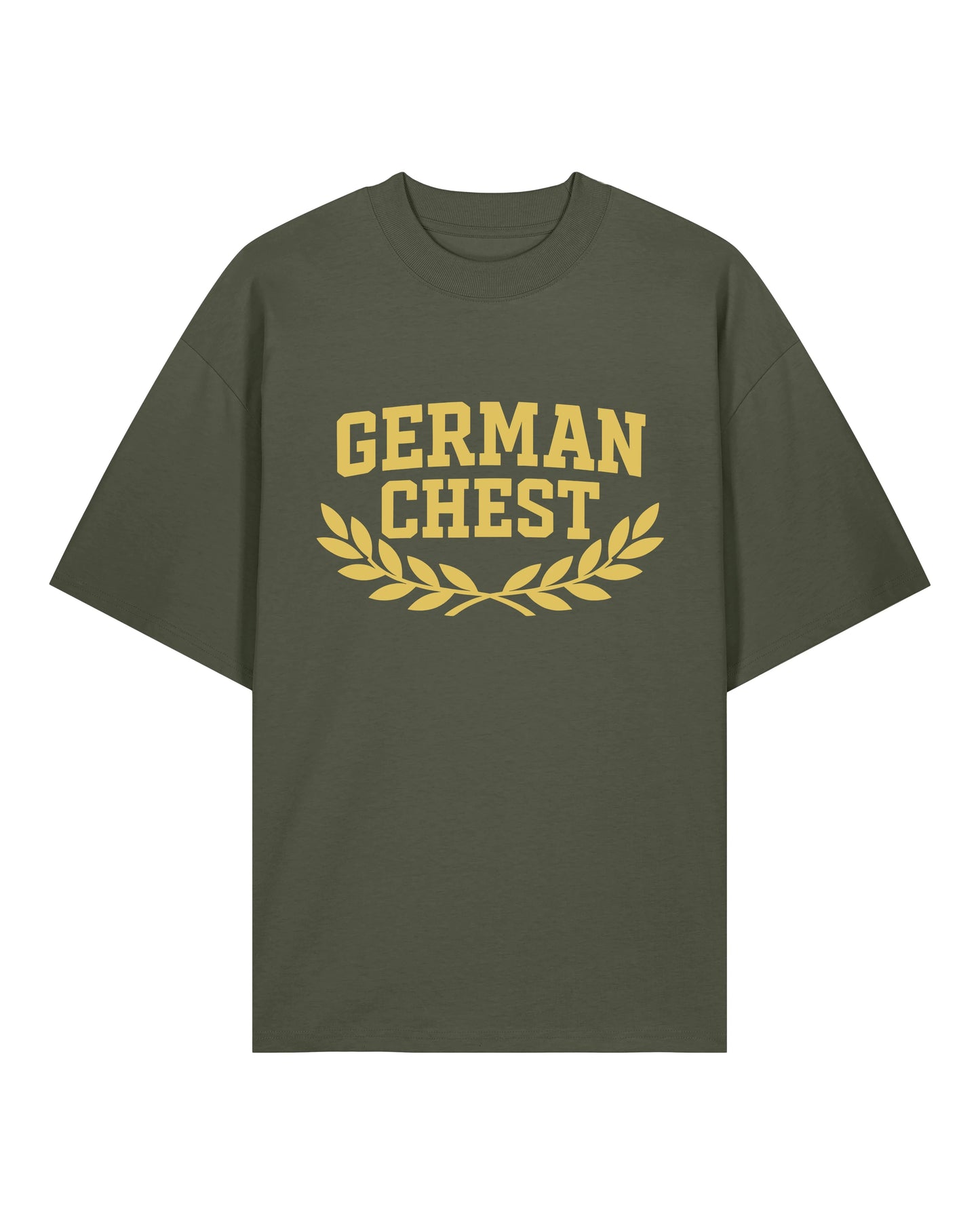 German Chest Oversized Pump Cover Shirt Grün | Gym Shirt, Fitness Shirt, Pump Cover