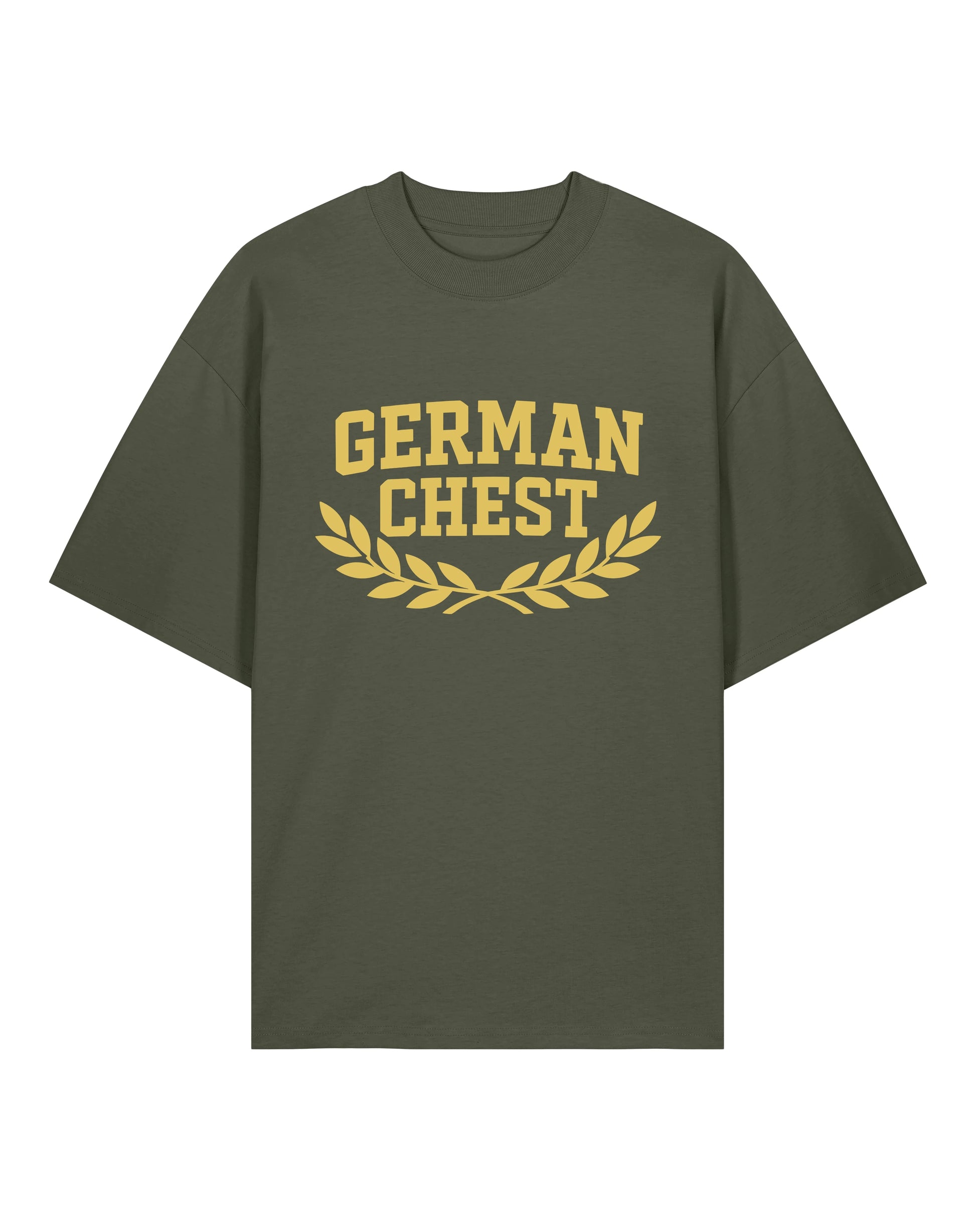 German Chest Oversized Pump Cover Shirt Grün | Gym Shirt, Fitness Shirt, Pump Cover