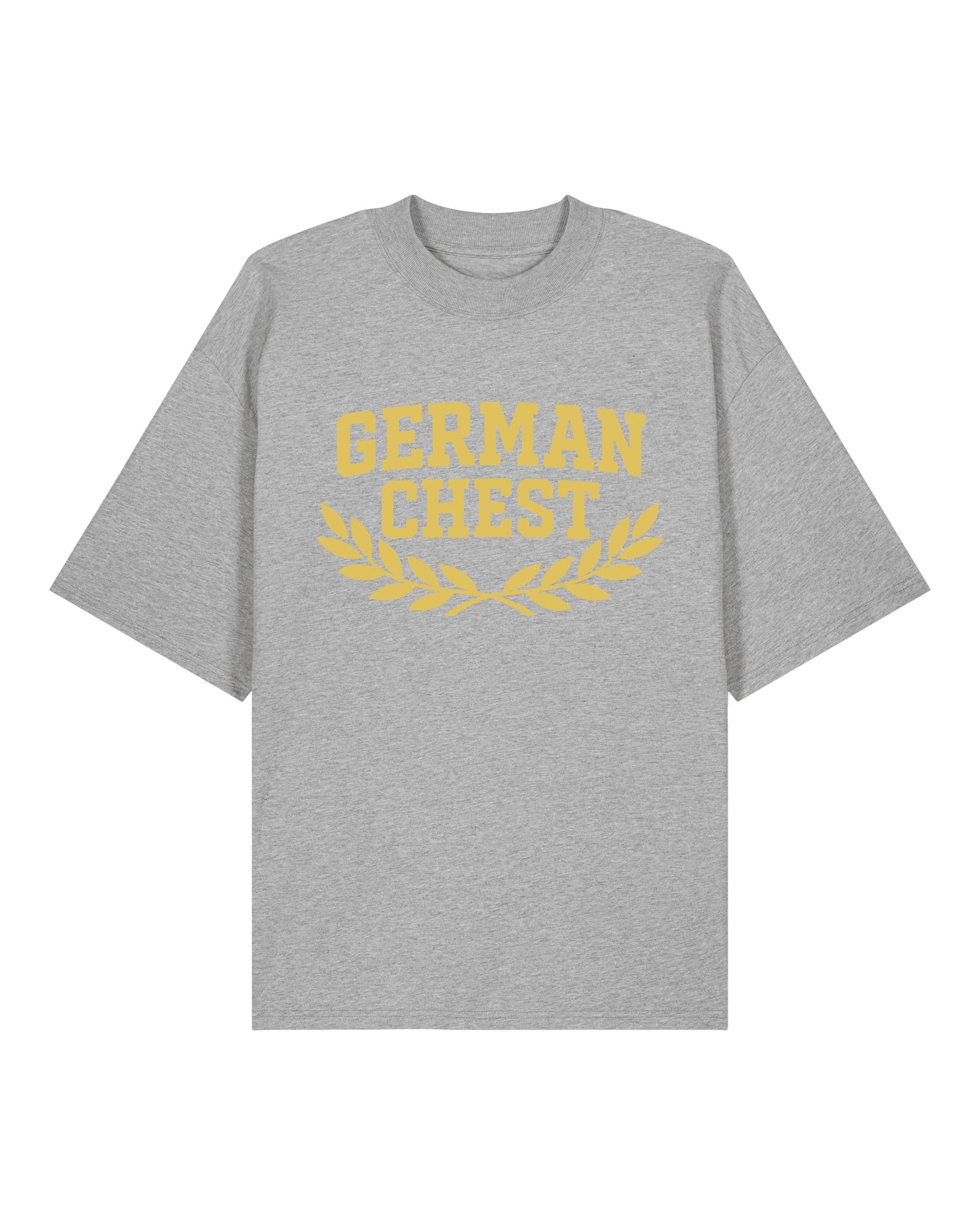 German Chest Oversized Pump Cover Shirt Grau | Gym Shirt, Fitness Shirt, Pump Cover