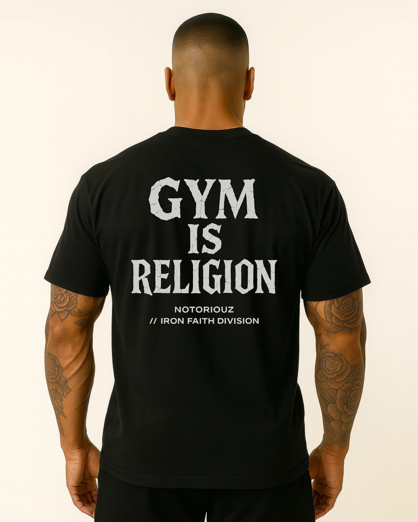 GYM IS RELIGION T-Shirt – IRON GENESIS | Notoriouz Sportswear