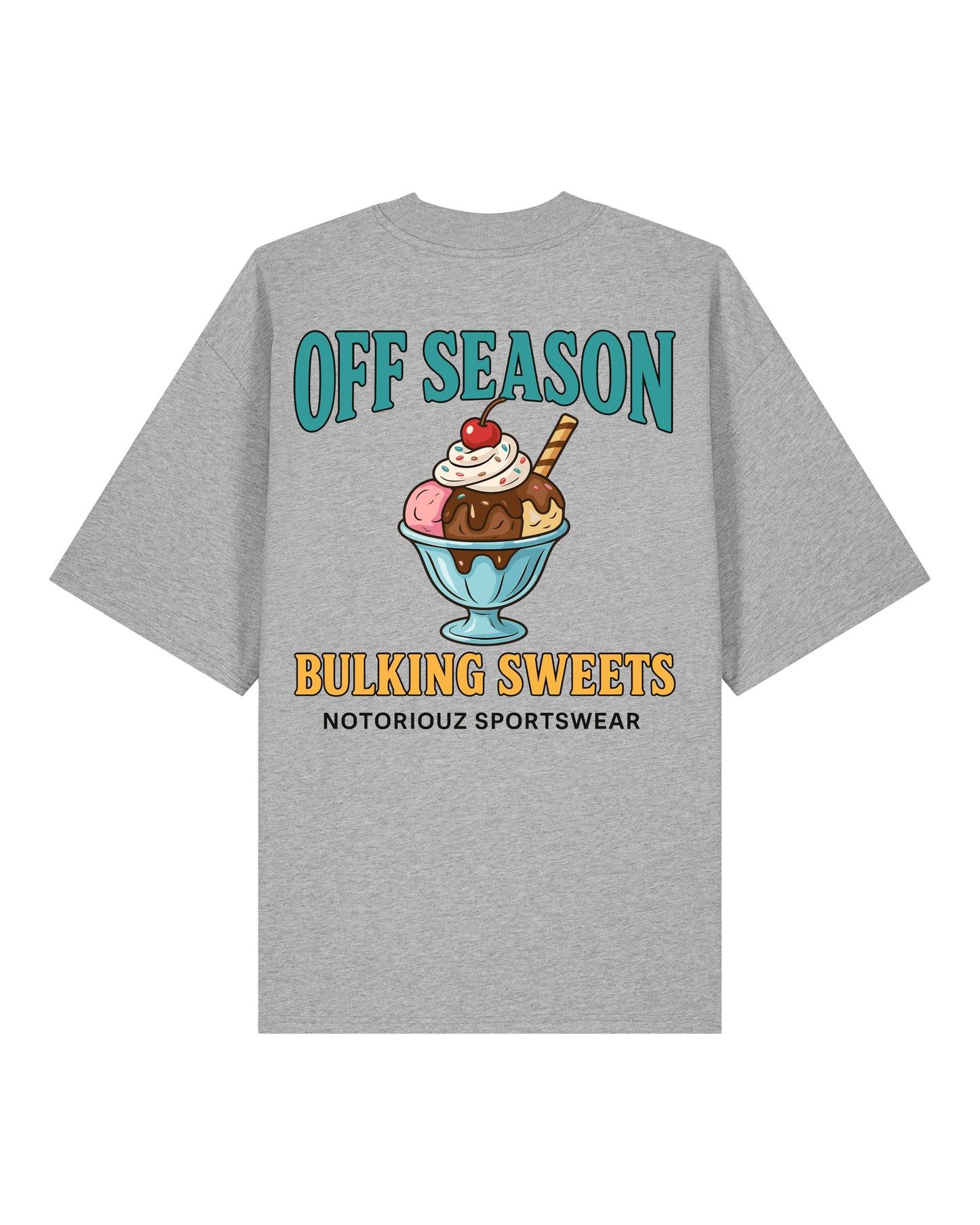 OFF SEASON “Bulking Sweets” Oversized T-Shirt | Notoriouz Sportswear