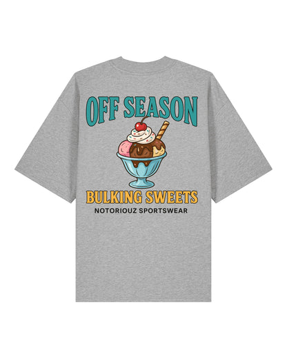 OFF SEASON “Bulking Sweets” Oversized T-Shirt | Notoriouz Sportswear