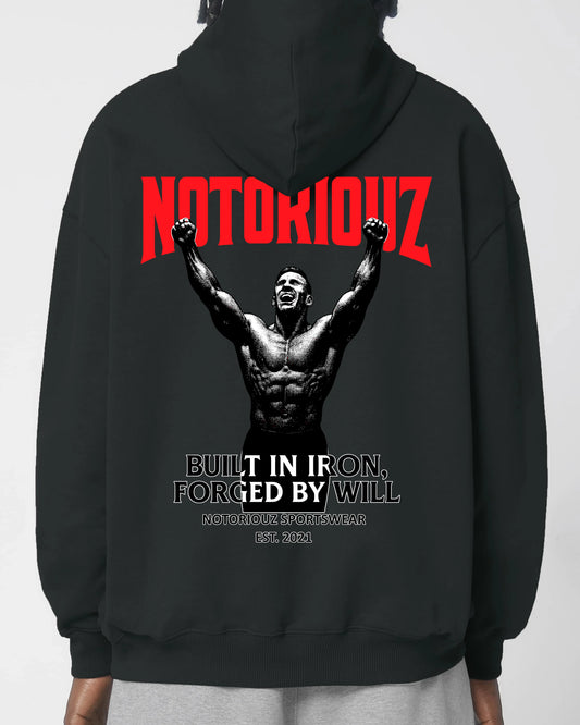 Oversized Hoodie Built in Iron | Notoriouz Sportswear