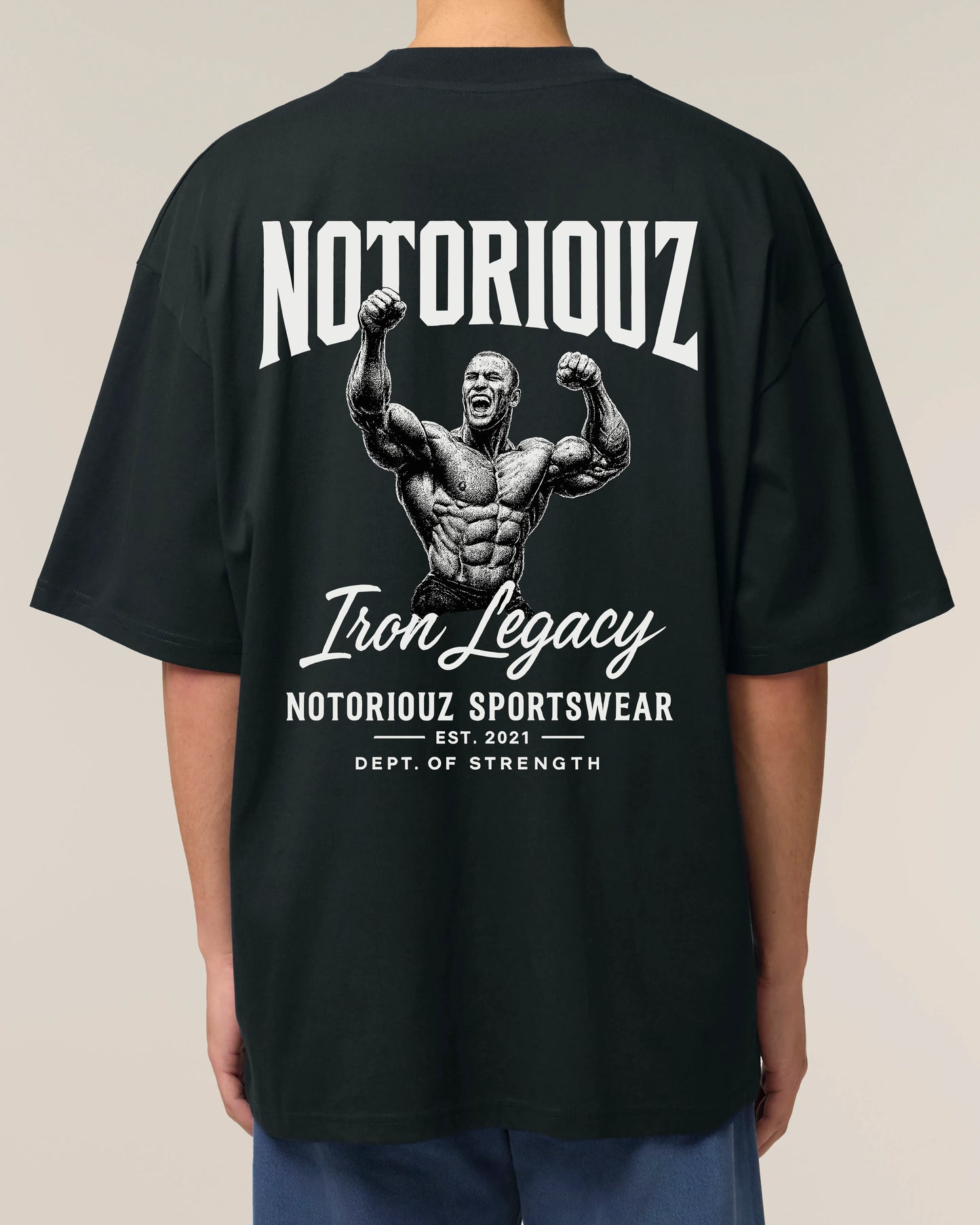 Iron Legacy Oversized T-Shirt | Notoriouz