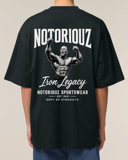 Iron Legacy Oversized T-Shirt | Notoriouz