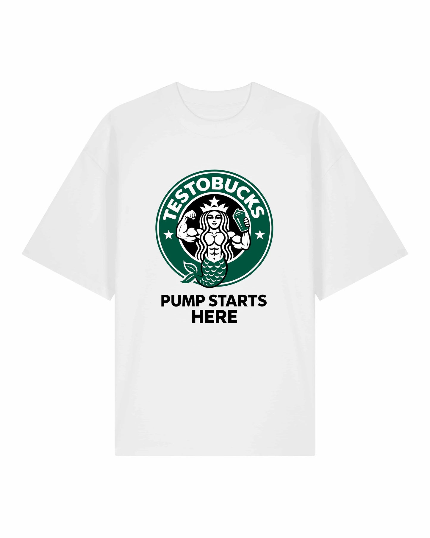 TESTOBUCKS Oversized Pumpcover Shirt | Pump Starts Here | GhostGym