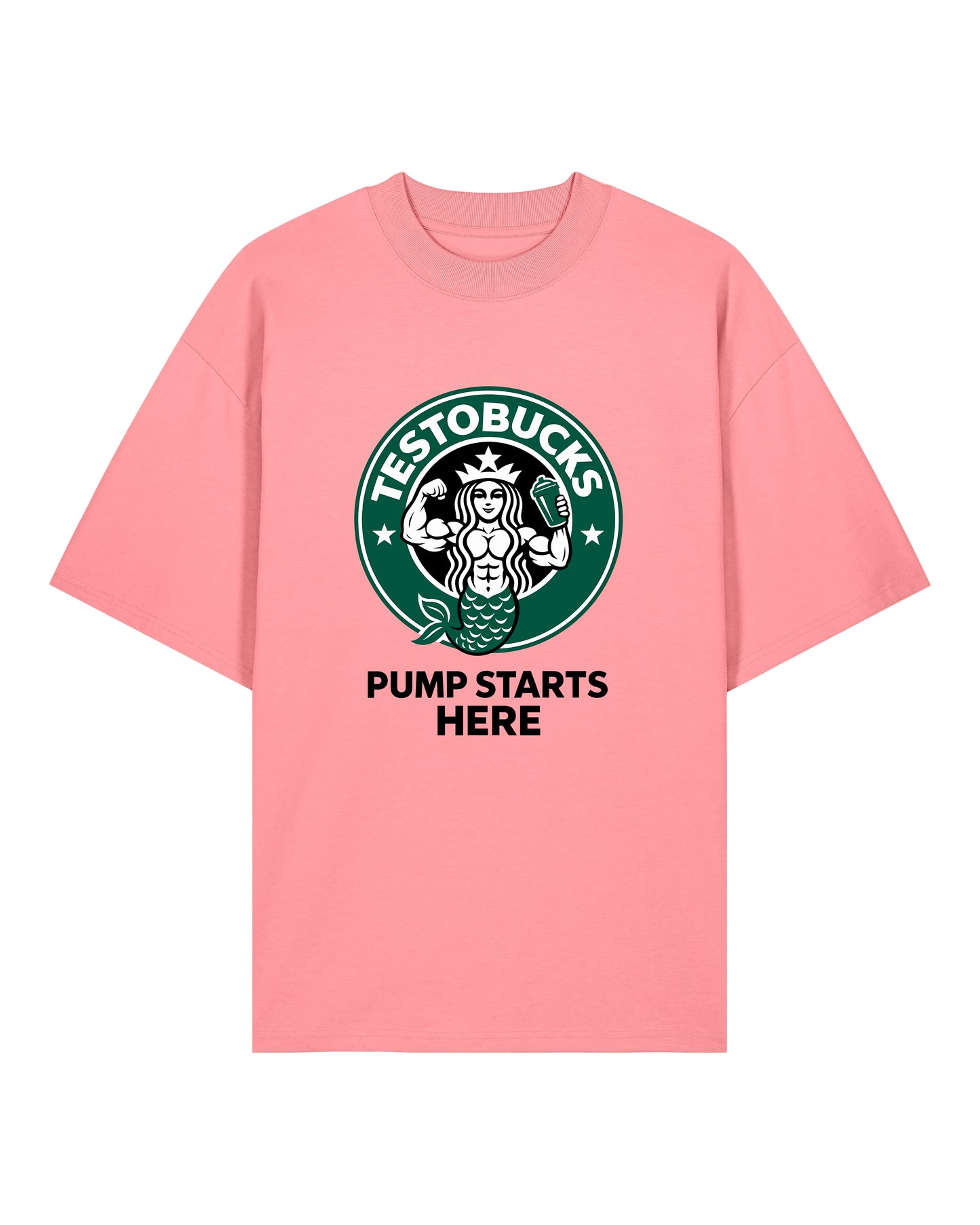 TESTOBUCKS Oversized Pumpcover Shirt | Pump Starts Here | GhostGym