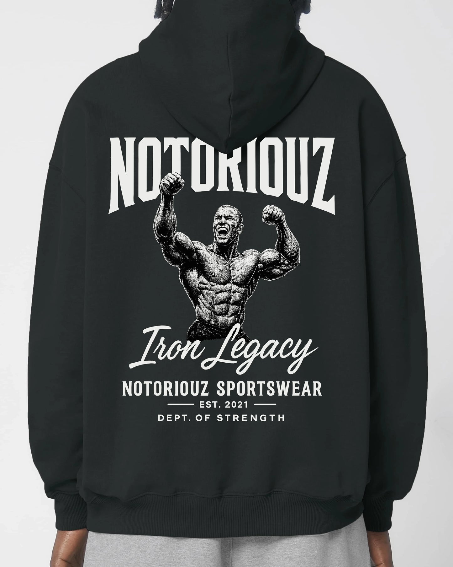 Oversized Hoodie Iron Legacy | Notoriouz Sportswear