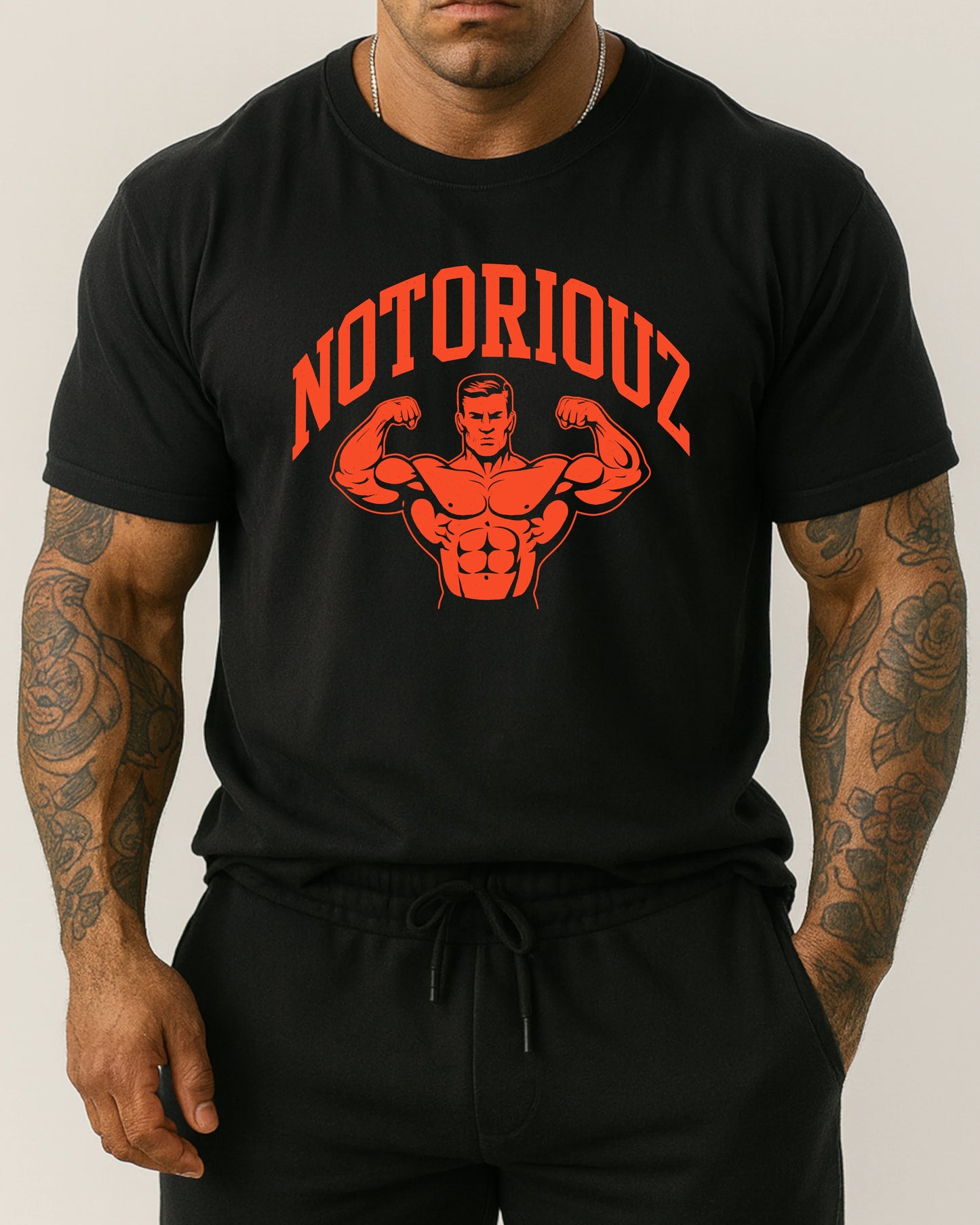 Classic T-Shirt – Oldschool Gym Style | Notoriouz Sportswear