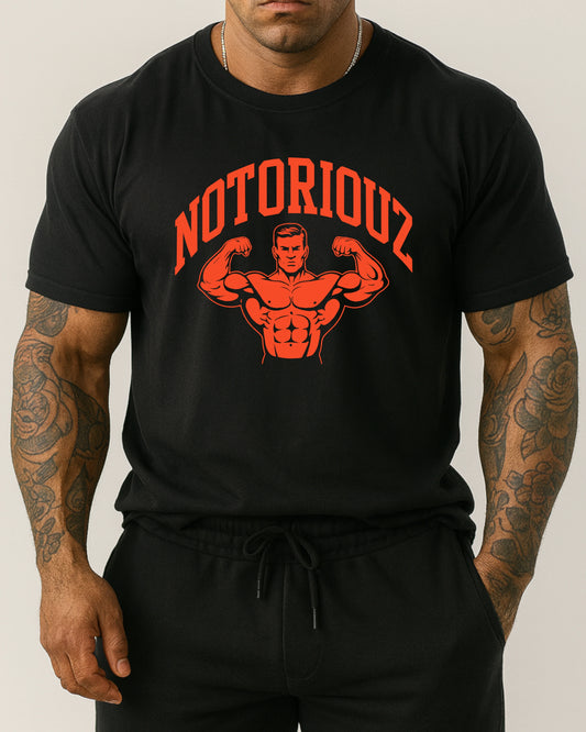 Classic T-Shirt – Oldschool Gym Style | Notoriouz Sportswear