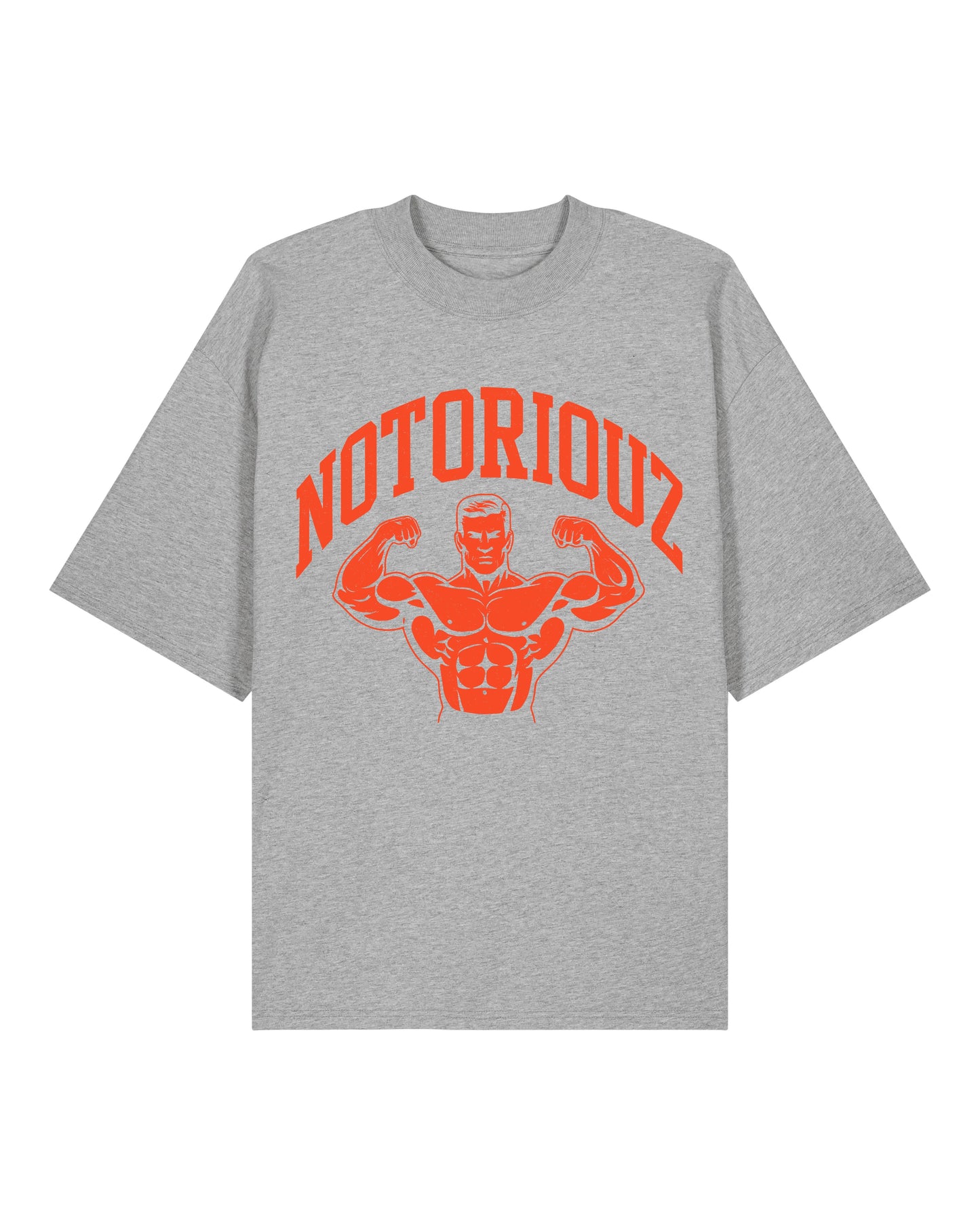 Classic Oversized T-Shirt – Oldschool Gym Style | Notoriouz Sportswear