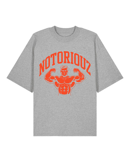 Classic Oversized T-Shirt – Oldschool Gym Style | Notoriouz Sportswear