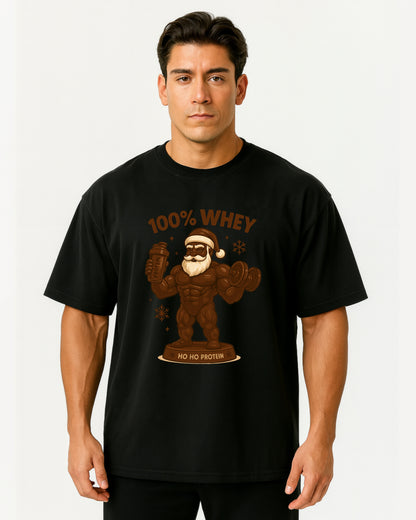 100% WHEY Pumpcover Oversized T-Shirt | GhostGym