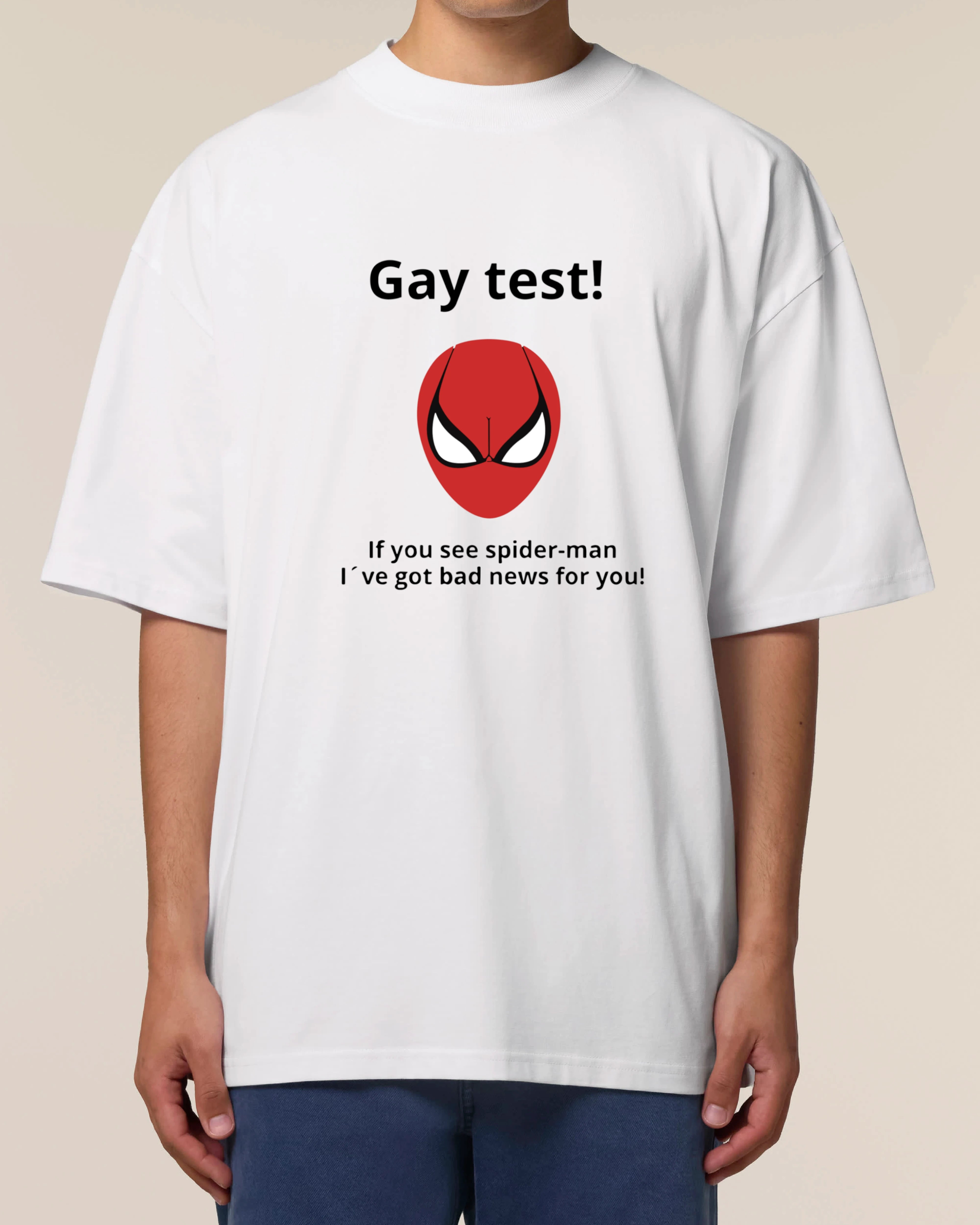Gay Test Oversized Shirt – Lustiges Shirt Unisex | Teeflix