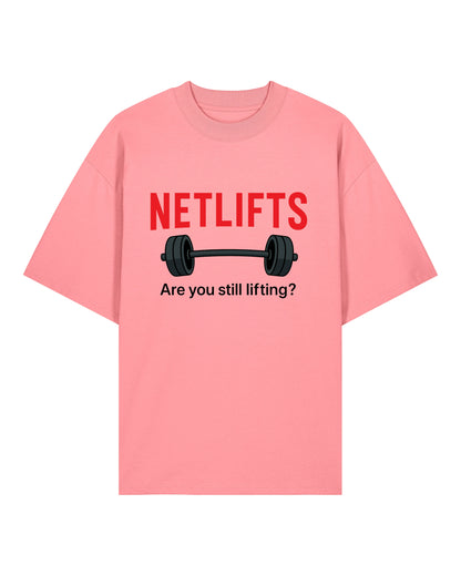 NETLIFTS Oversized Pumpcover Shirt | Are You Still Lifting? | GhostGym