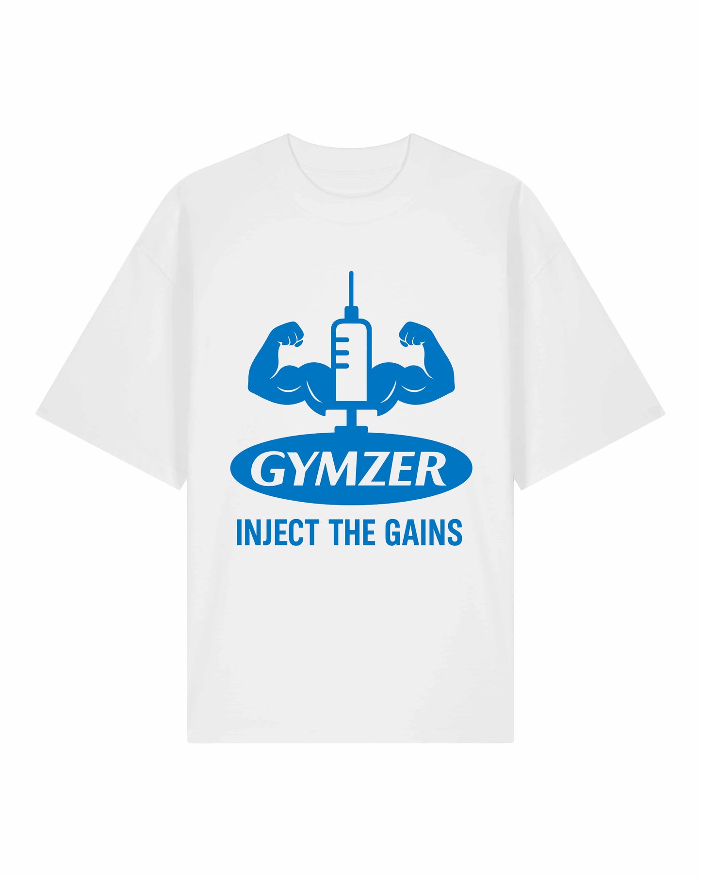GYMZER Oversized Pumpcover Shirt | Inject the Gains | GhostGym