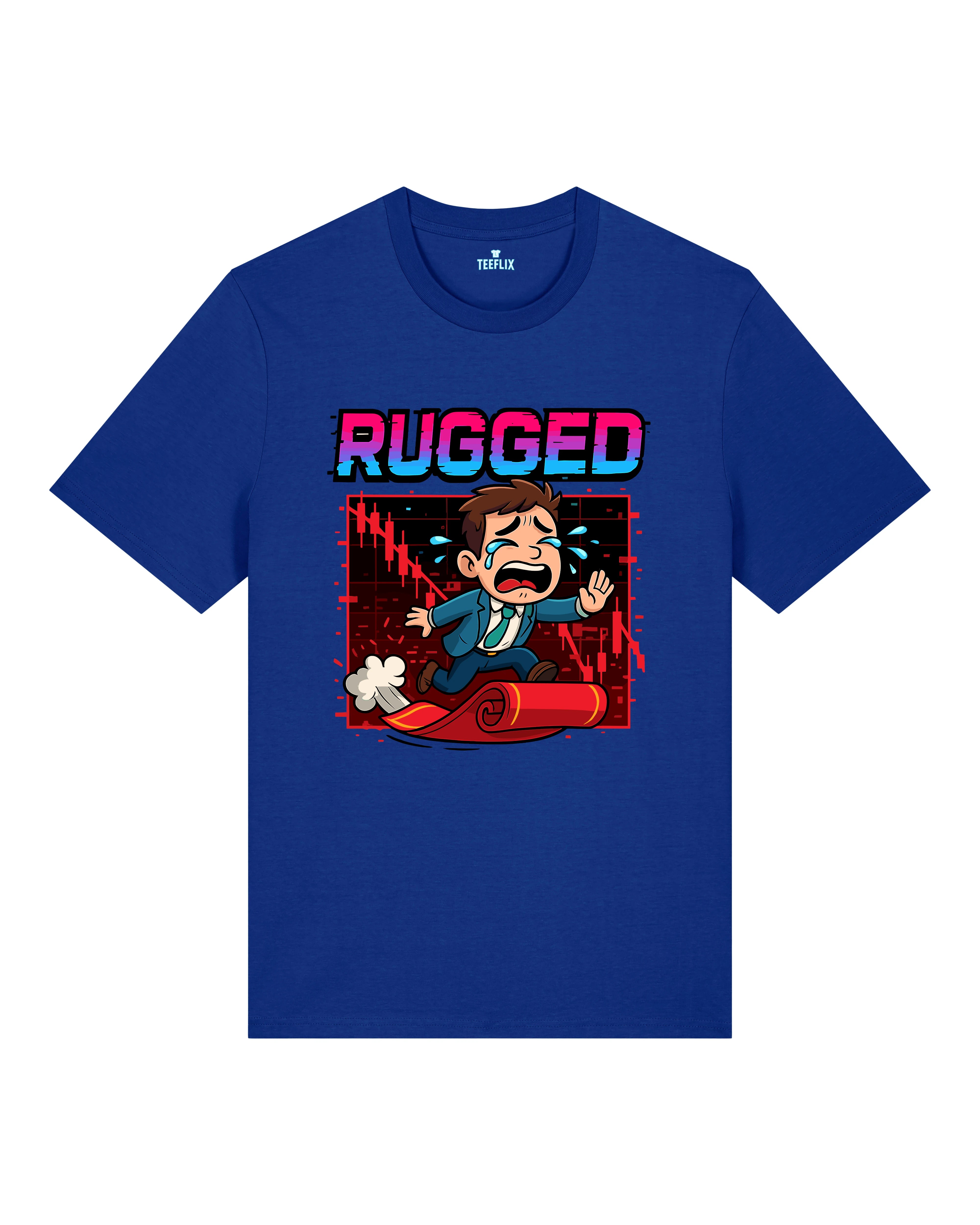 Rugged Crypto Meme Shirt Bitcoin Trading | Teeflix