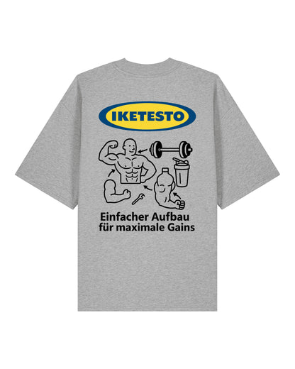 IKETESTO Oversized Pumpcover Shirt | GhostGym