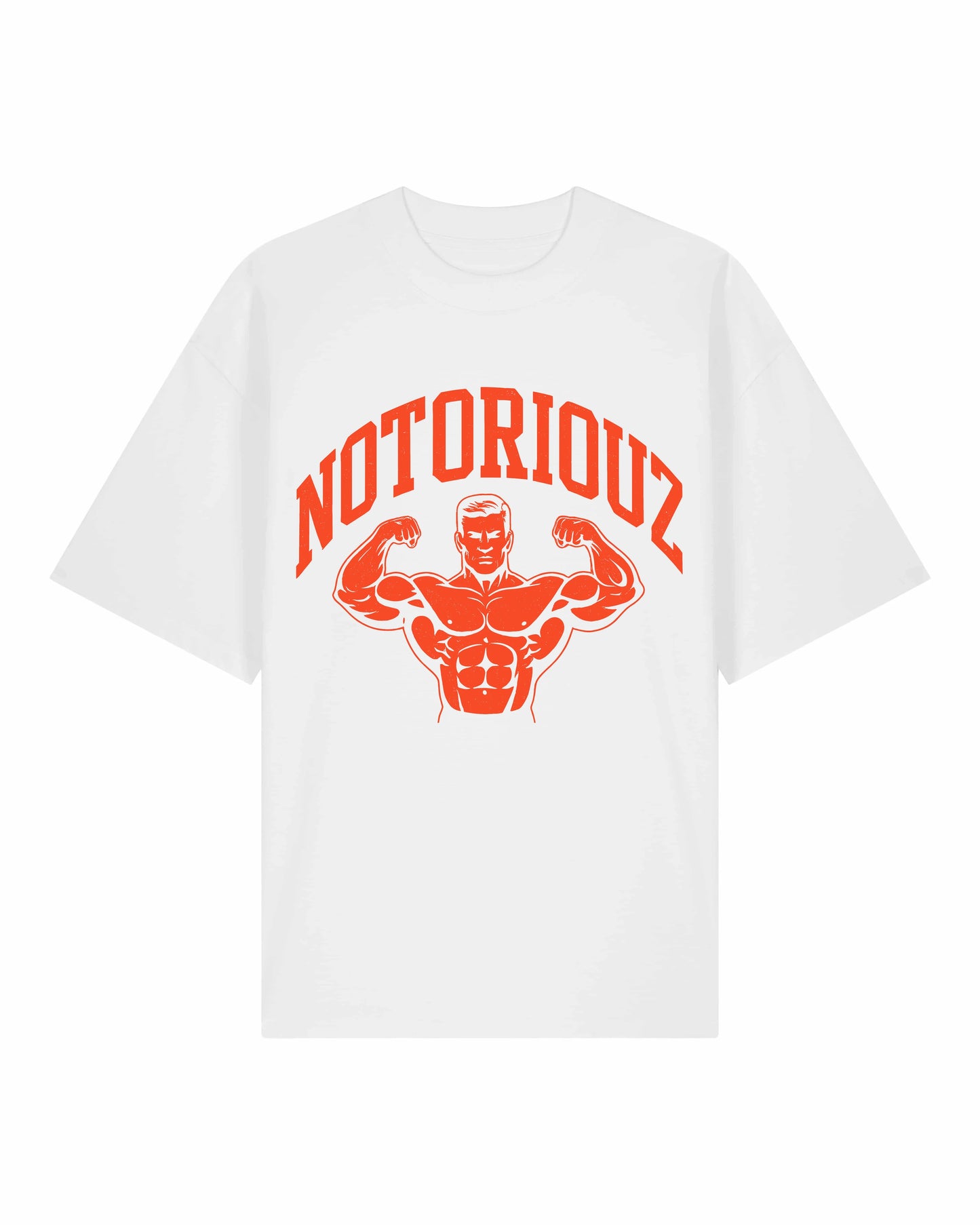 Classic Oversized T-Shirt – Oldschool Gym Style | Notoriouz Sportswear