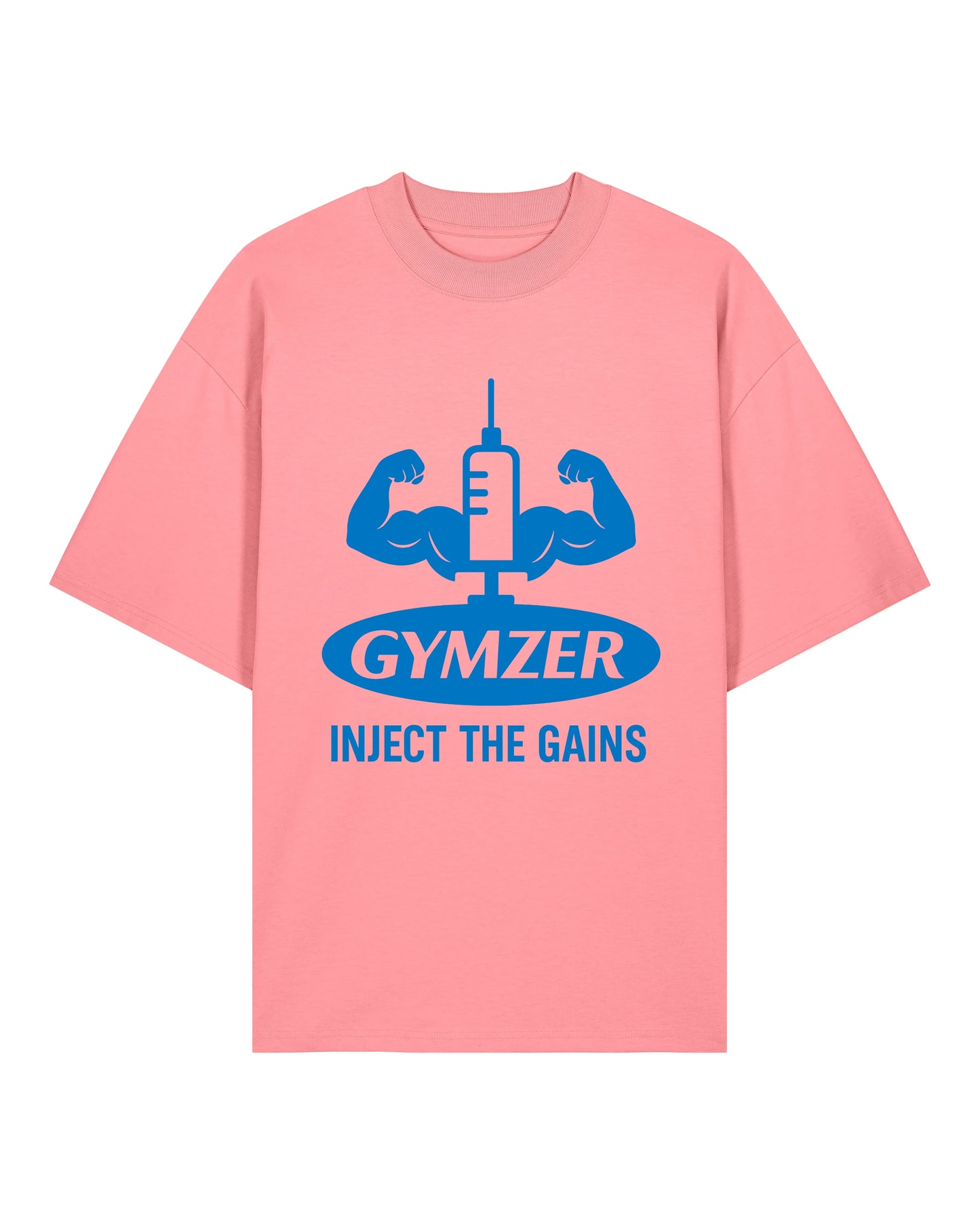 GYMZER Oversized Pumpcover Shirt | Inject the Gains | GhostGym