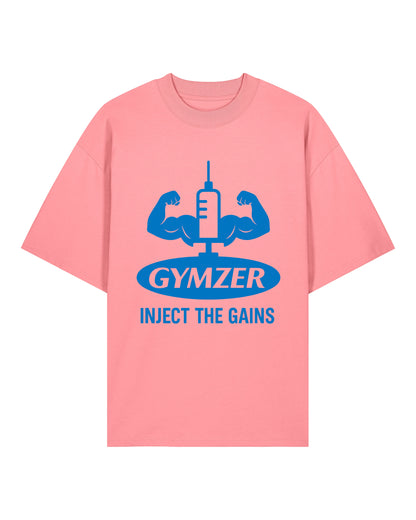 GYMZER Oversized Pumpcover Shirt | Inject the Gains | GhostGym