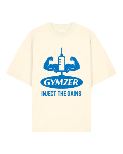 GYMZER Oversized Pumpcover Shirt | Inject the Gains | GhostGym