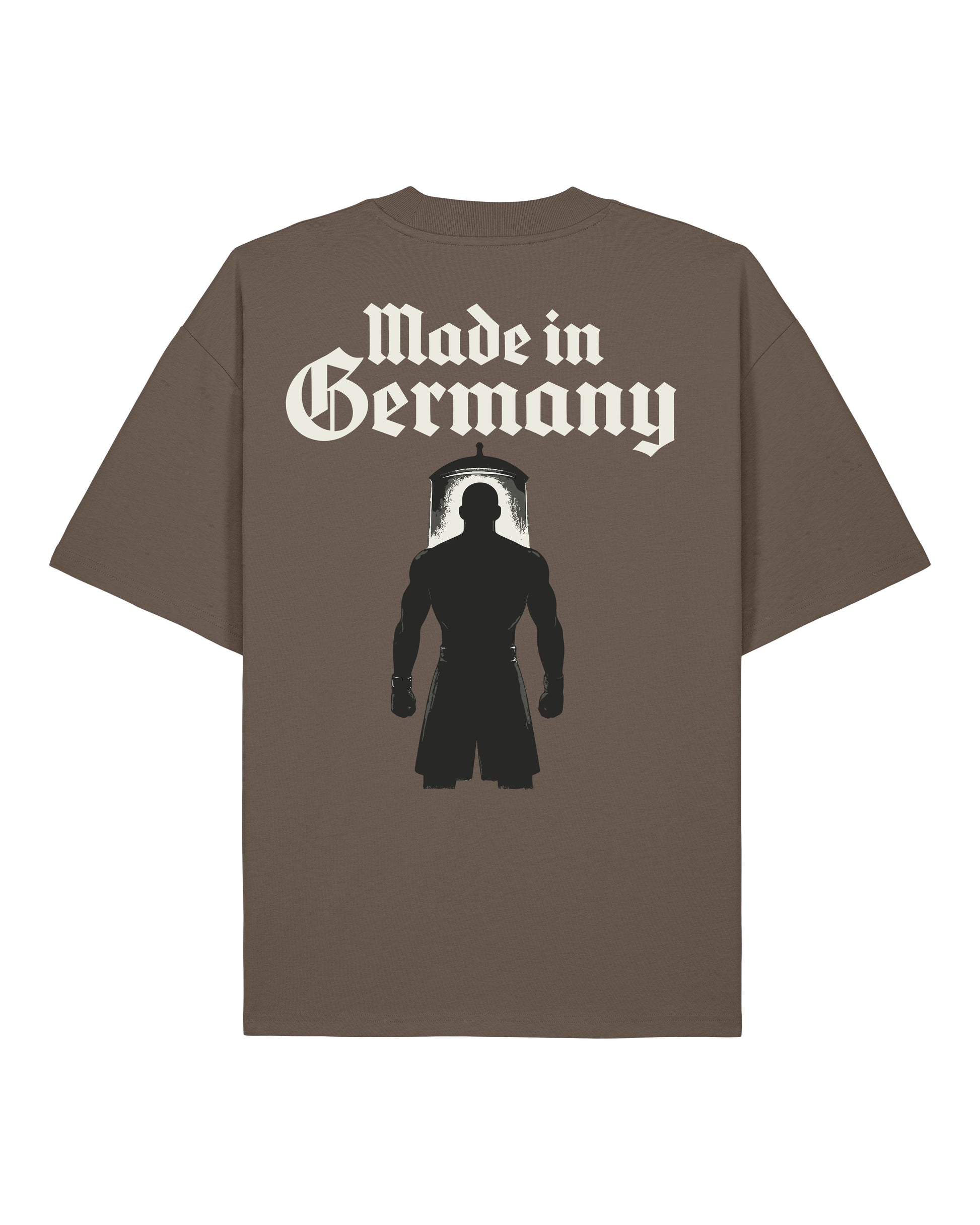 Made in Germany Pump Cover Braun | Teeflix – Trainingsshirt Herren & Damen, Oversized Gym Shirt