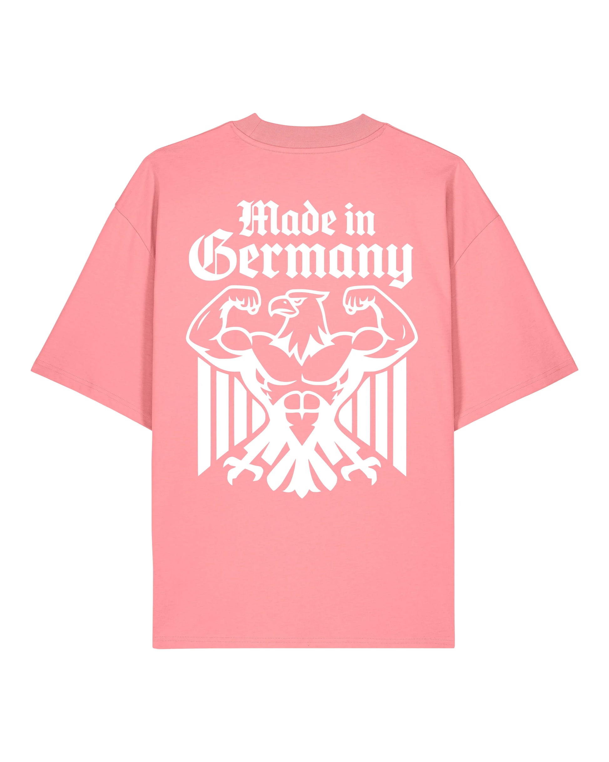 Made in Germany Pump Cover Oversized Shirt Rosa Fitness Teeflix Herren Damen