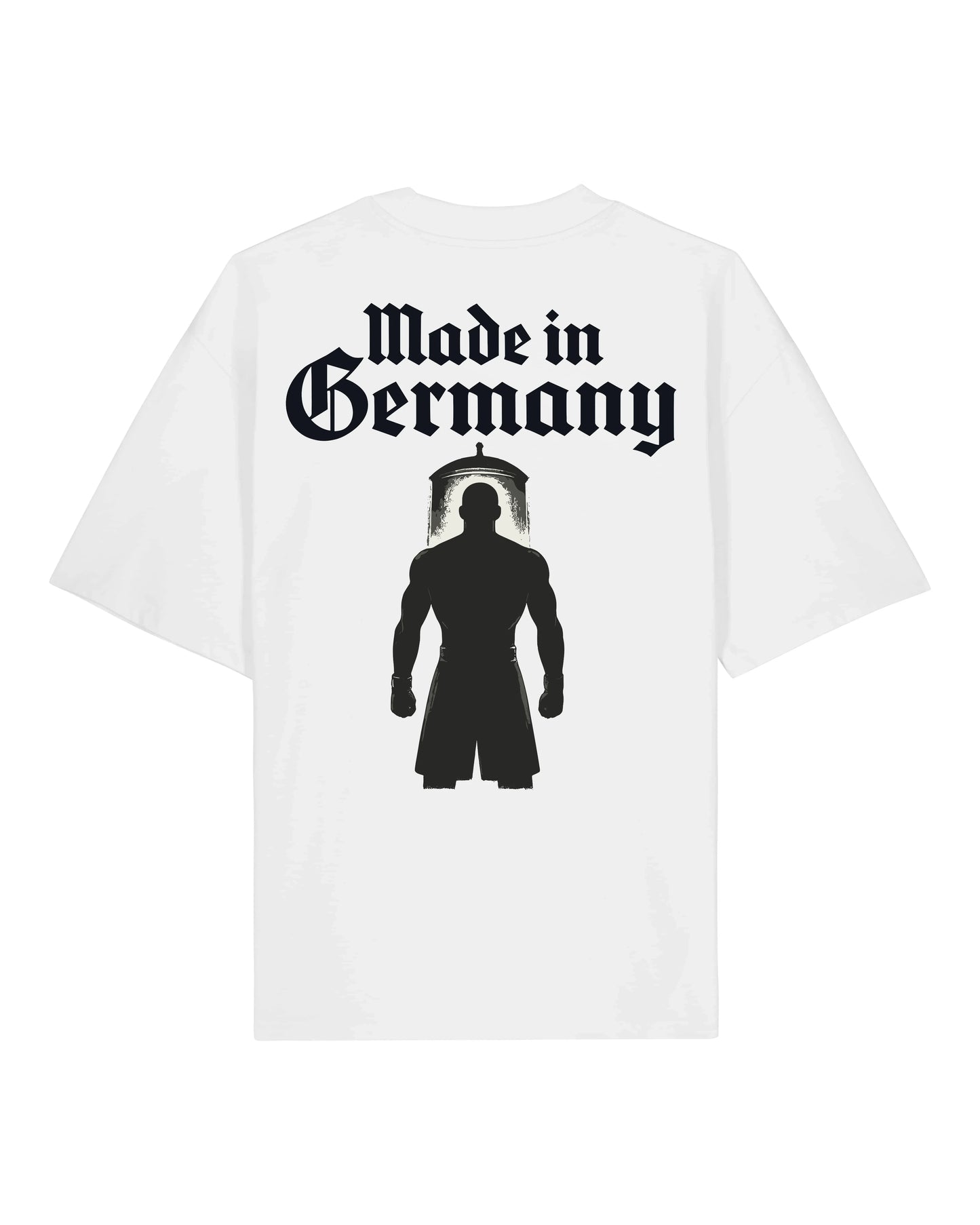 Made in Germany Pump Cover Weiß | Teeflix – Gym T-Shirt Oversized, Fitness Spruch Shirt Unisex