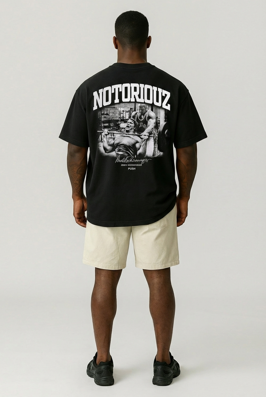 Push Oversized Tee | Notoriouz Sportswear