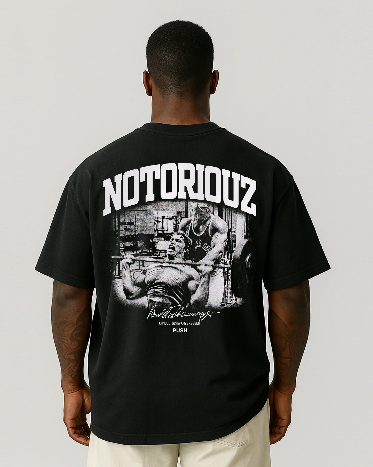 Push Oversized Tee | Notoriouz Sportswear