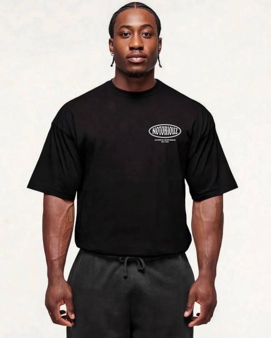 AUTHENTIC OVERSIZED TEE BLACK