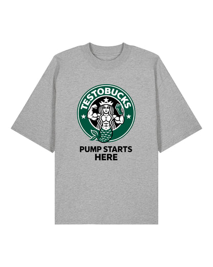 TESTOBUCKS Oversized Pumpcover Shirt | Pump Starts Here | GhostGym