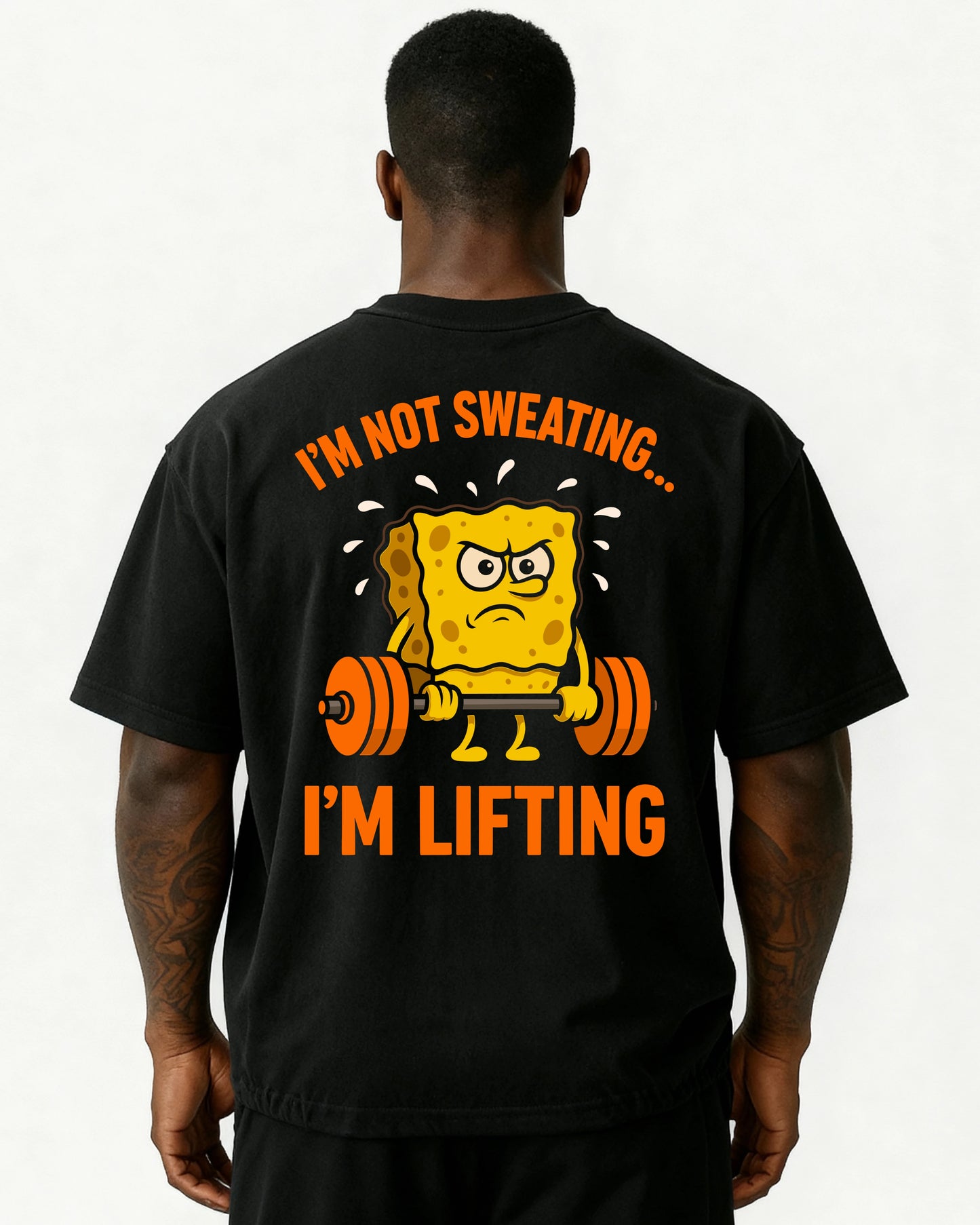 I’m Not Sweating I’m Lifting Pumpcover Oversized T-Shirt | GhostGym