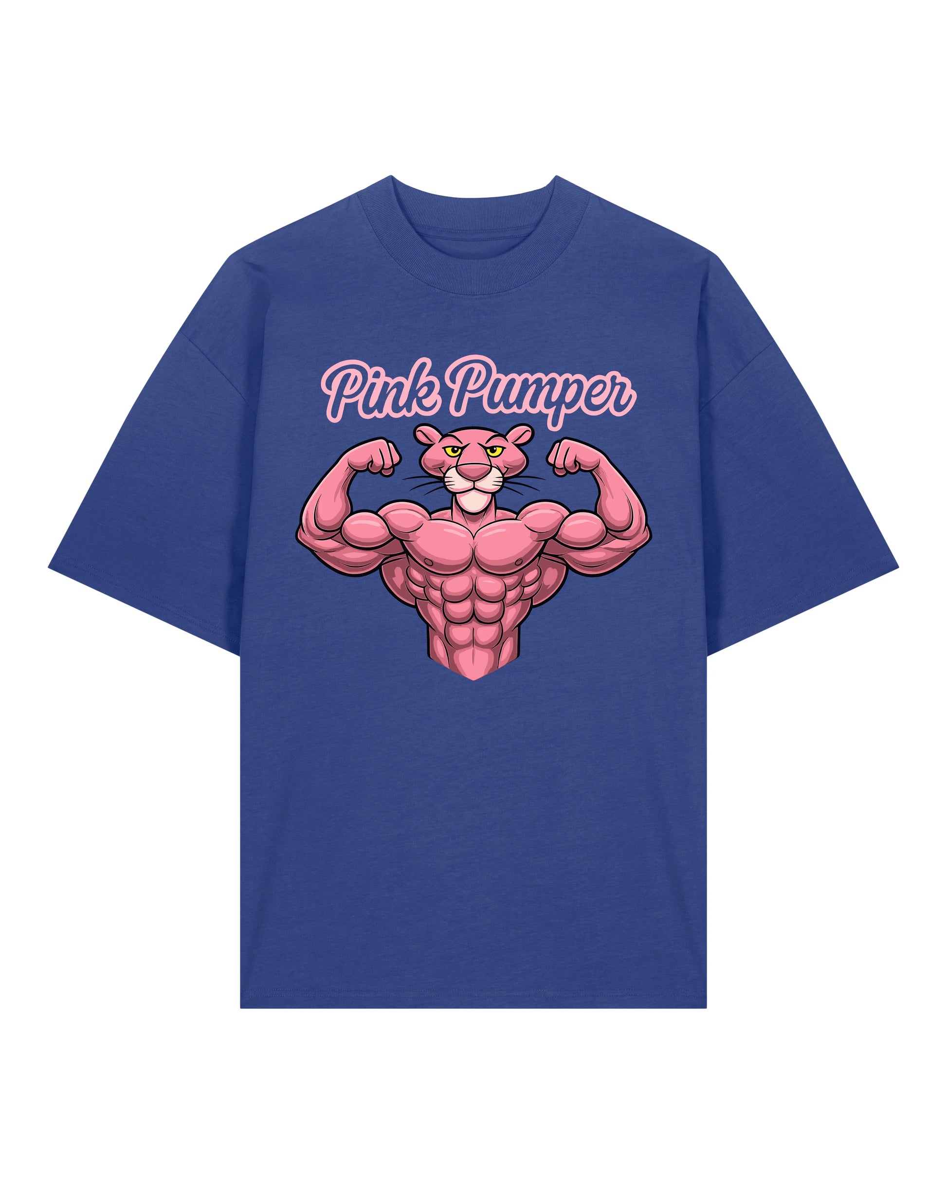 Pink Pumper Gym Shirt Blau OVERSIZED Gym Fun Pump Cover Training Shirt Teeflix