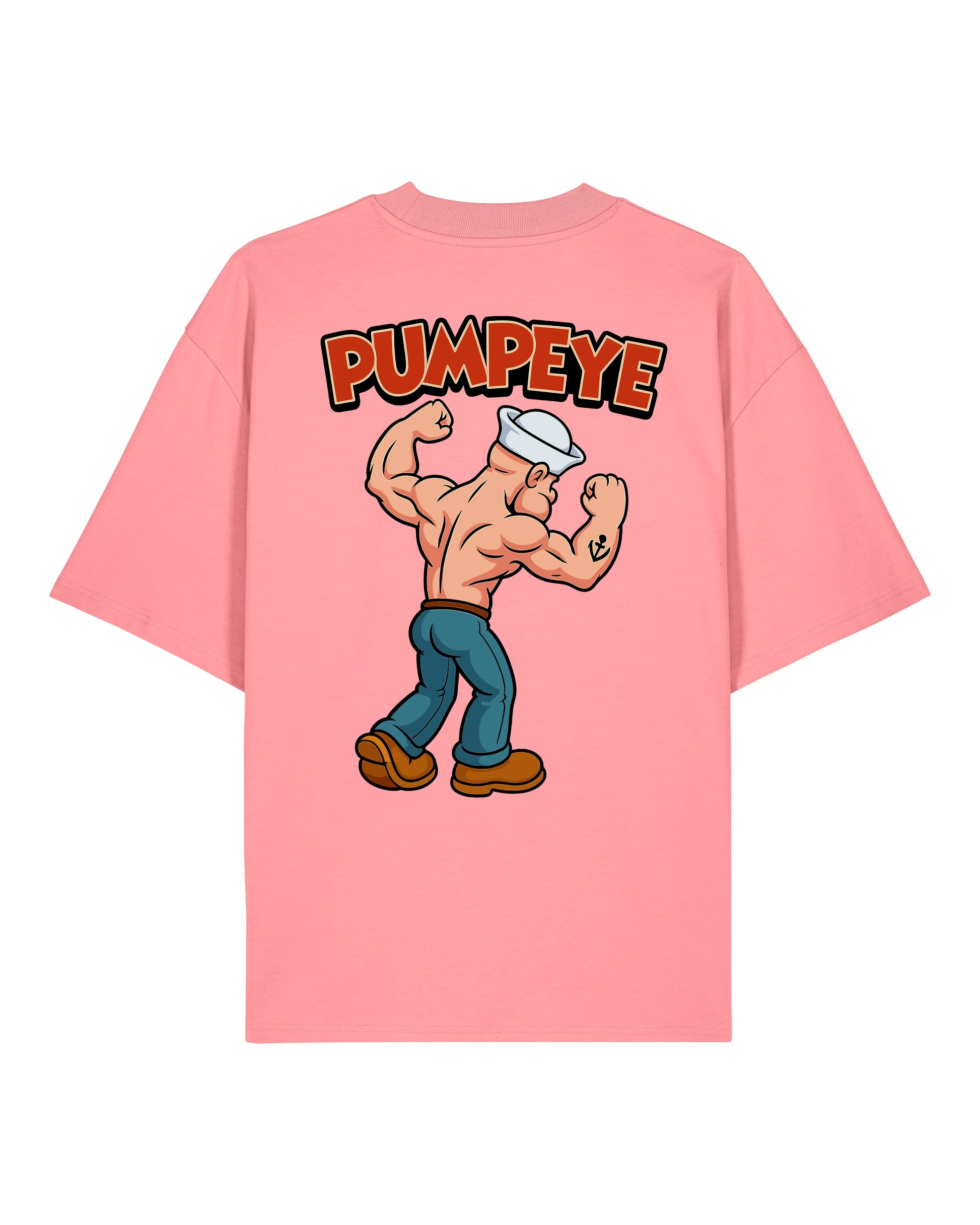 Pumpeye Gym Shirt Rosa Oversized Pump Cover Lustig Fitness Shirt Teeflix
