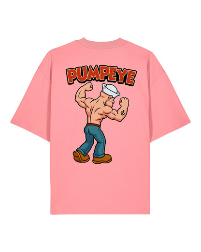Pumpeye Gym Shirt Rosa Oversized Pump Cover Lustig Fitness Shirt Teeflix