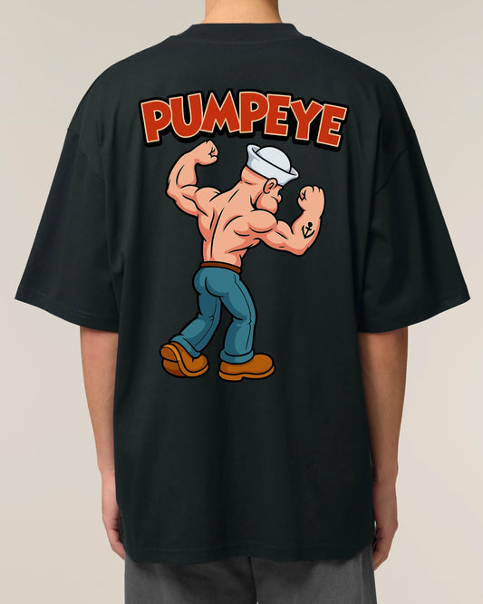 Pumpeye Gym Shirt Schwarz Oversized Pump Cover Lustig Fitness Shirt Teeflix