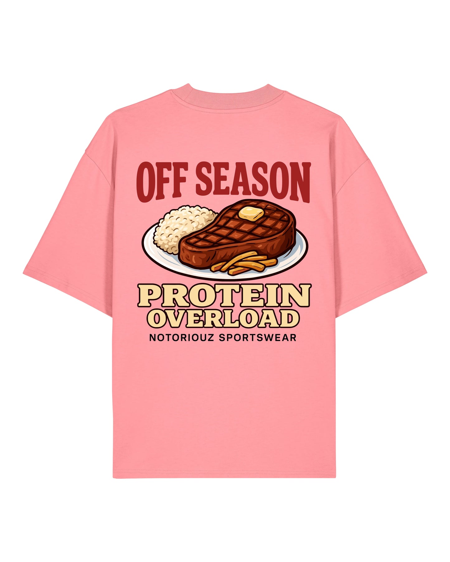 OFF SEASON “Protein Overload” Oversized T-Shirt | Notoriouz Sportswear