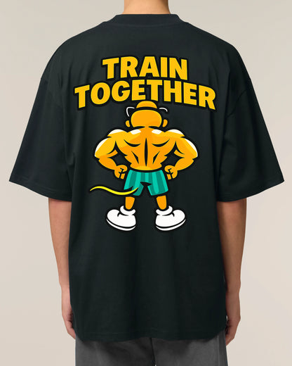 Train Together Pump Cover Gym Shirt Oversized Schwarz Unisex Teeflix